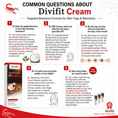 🇺🇸👨‍⚕️✨ Divifit® Scorpion Skin Care Cream | Advanced Skin Smoothing Treatment for Spots & Uneven Skin Appearance